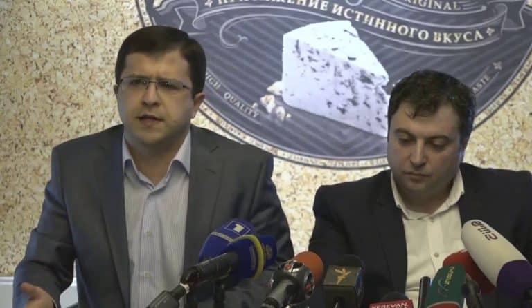 The press conference of the Spayka company